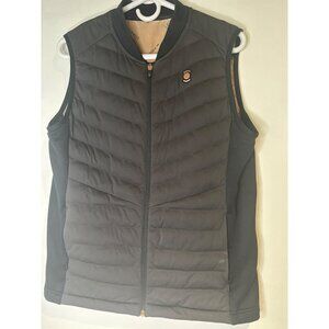 Women's size Medium Padded Vest Swiss Heat Reflect Lightweight Y2K Streetwear